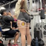 Pwag tight big ass at gym