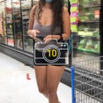 Big tits masked teen at Walmart (Almost busted)