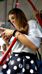 Upskirt pics of her white pantie - Candid Teens