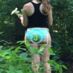 Candid teen Spy on Sexy ass in Forest