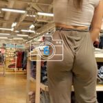 Candidteens top bubble ass at store