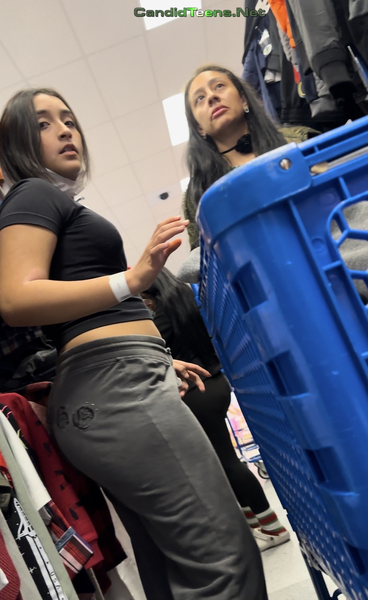 Sexy girl in winter pajama Candid Teens