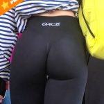 Perfect bubble tight ass blonde in lulu leggings sexy candid video Photo_1790564739855